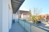 Barrierefreie 2,5-Raum-Wohnung mit Balkon, nur 400 Meter zum Bodden! - Balkon mit West-Ausrichtung